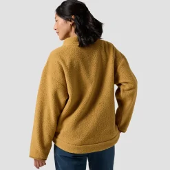 Wander Pile-Fleece Mock-Neck Top - Women's
