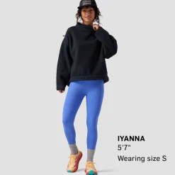 Wander Pile-Fleece Mock-Neck Top - Women's