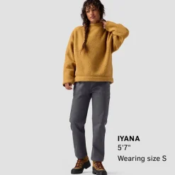 Wander Pile-Fleece Mock-Neck Top - Women's