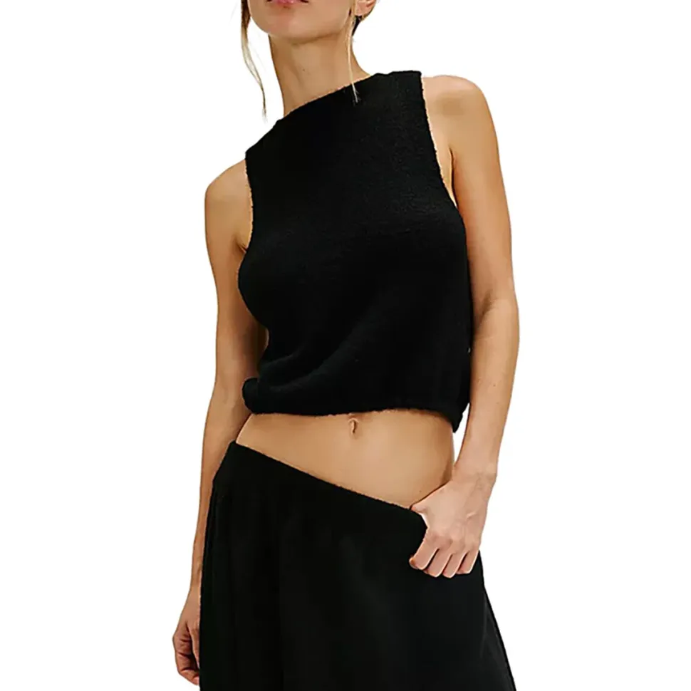 Warm Fluff Crop Top - Women's