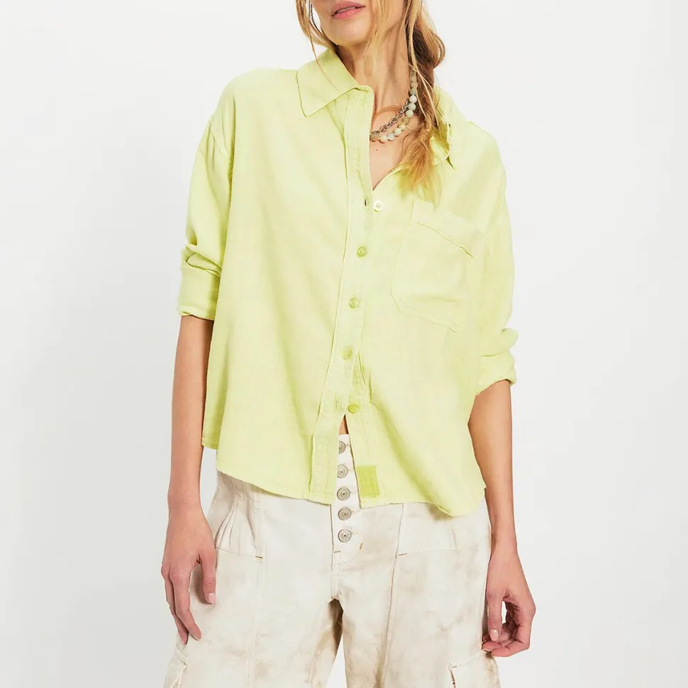 We The Free Laurel Linen Button-Up Shirt - Women's