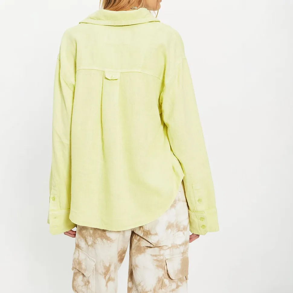 We The Free Laurel Linen Button-Up Shirt - Women's
