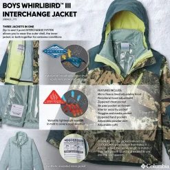 Whirlibird III Interchange Jacket - Boys'