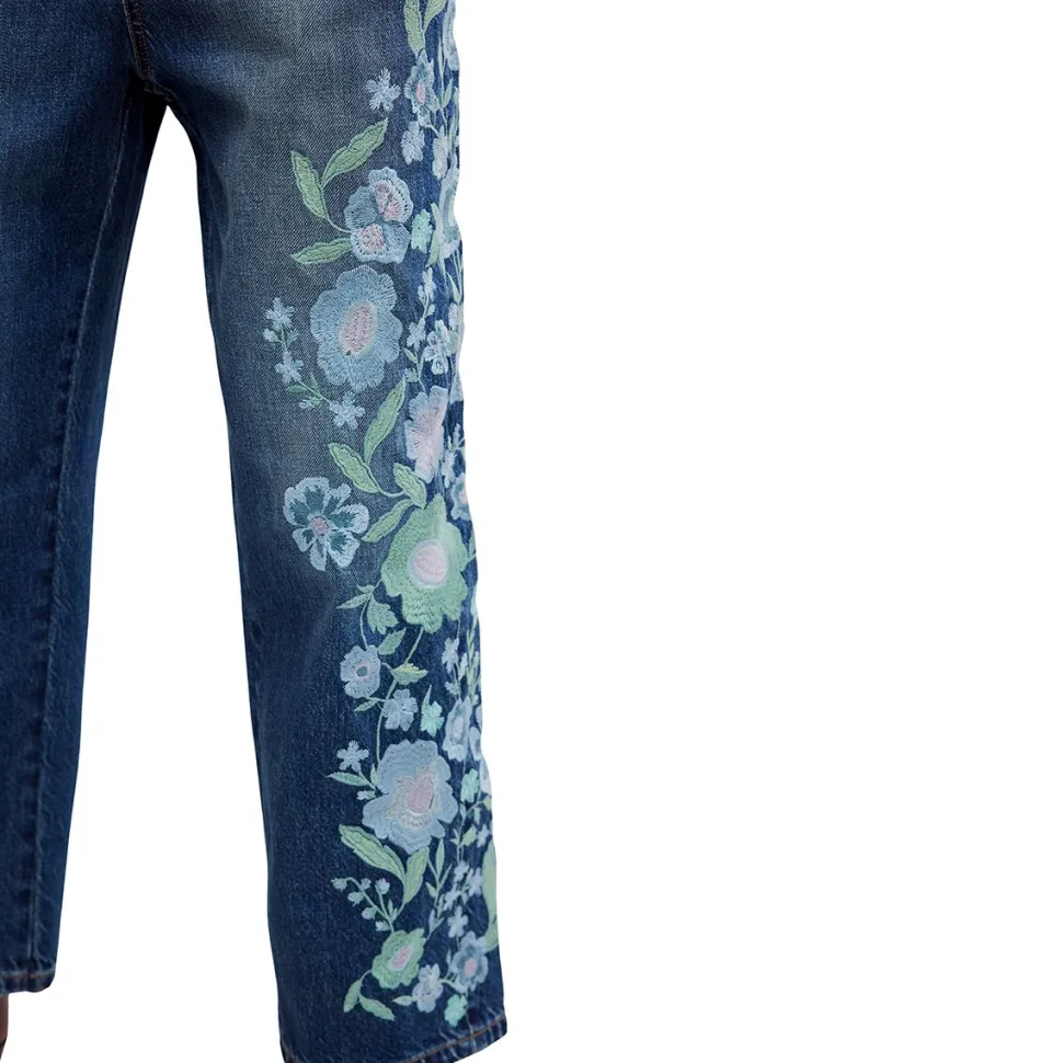 Willow Floral Embroidered Pant - Women's