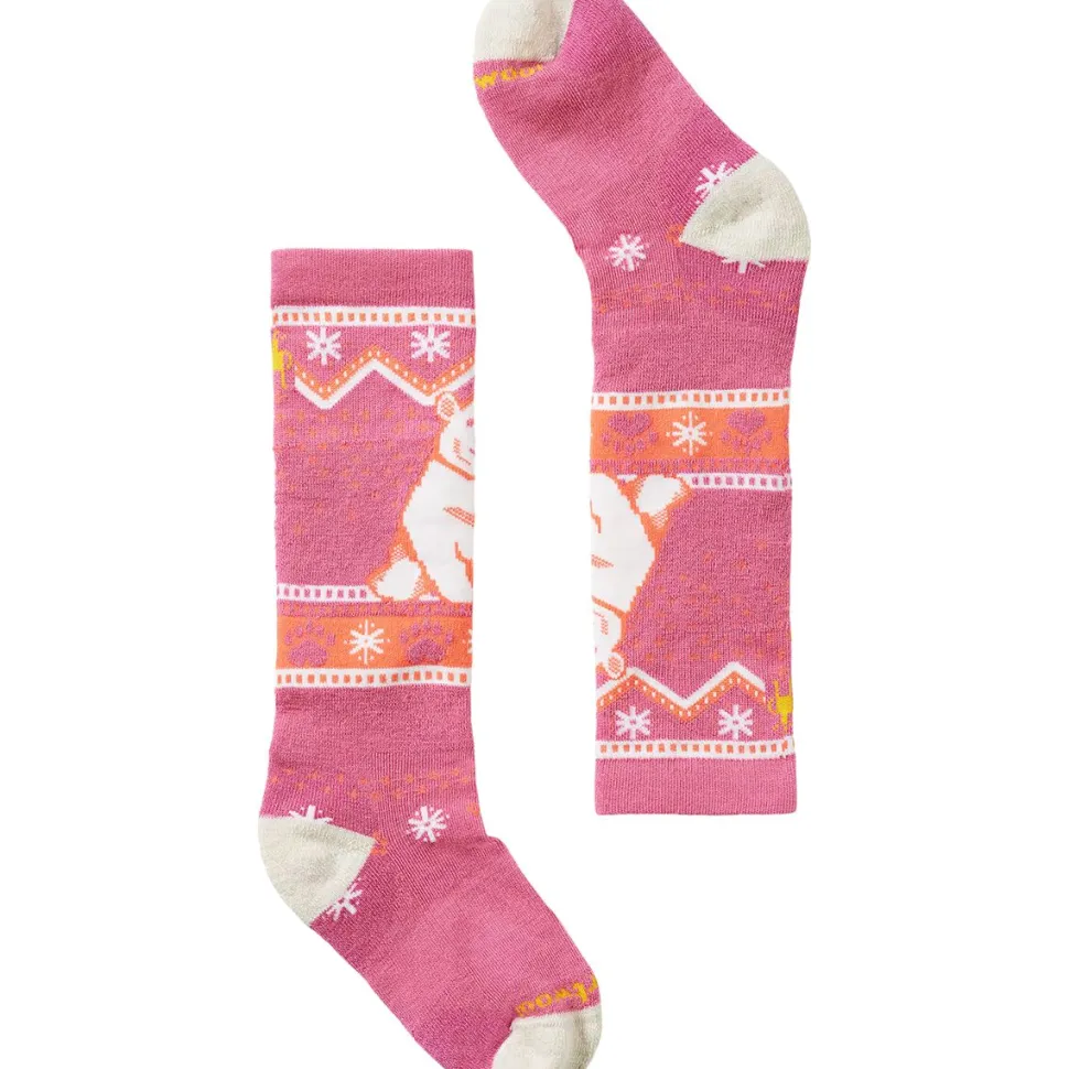 Wintersport Full Cushion Polar Bear Pattern OTC Sock - Kids'