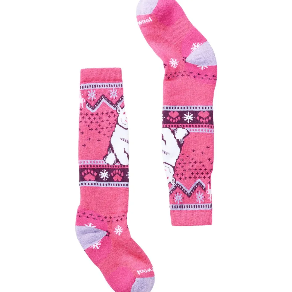 Wintersport Full Cushion Polar Bear Pattern OTC Sock - Kids'